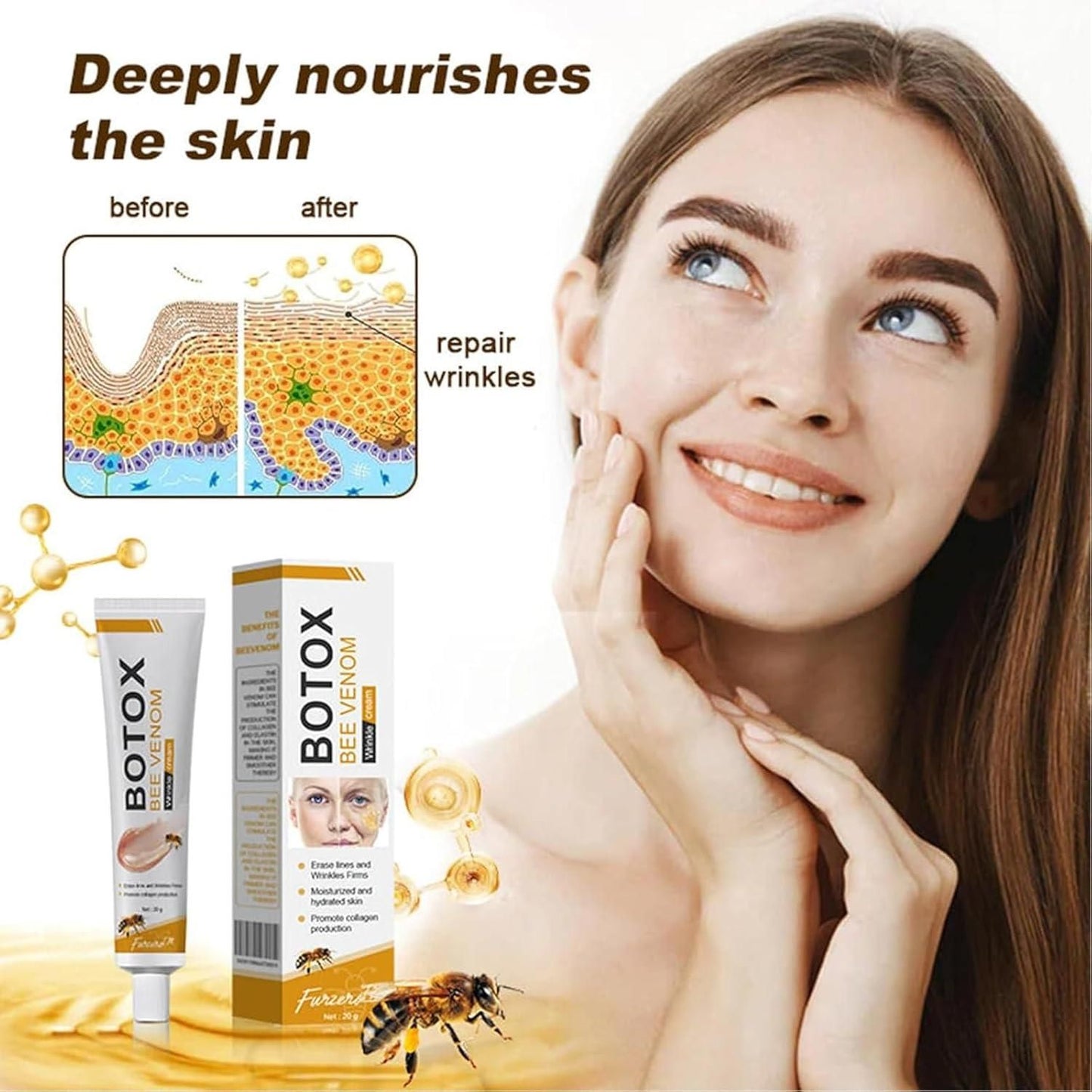 BeeTox⢠- Bee Venom Wrinkle Repair Cream šāØ (Buy 1 Get 1 Free š„š„)