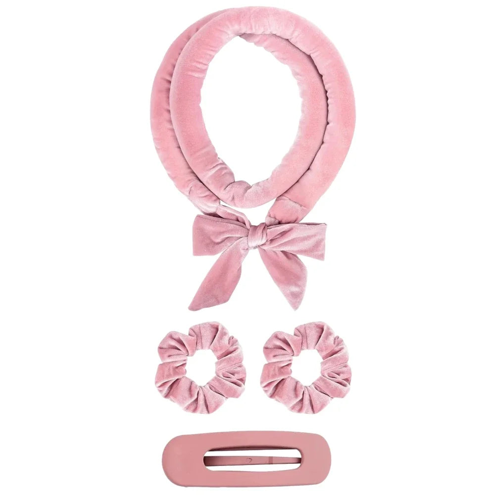 Heatless Curling Rod Headband – Satin No Heat Hair Curler