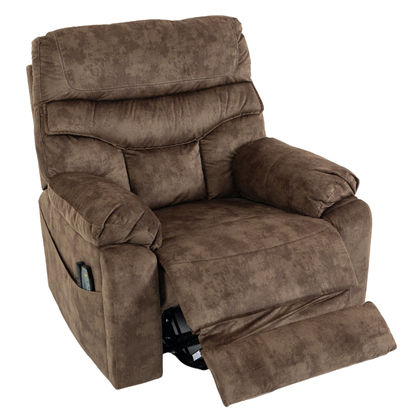 Oversized Power Lift Recliner Chair with Heat & Massage – 350 lbs Capacity
