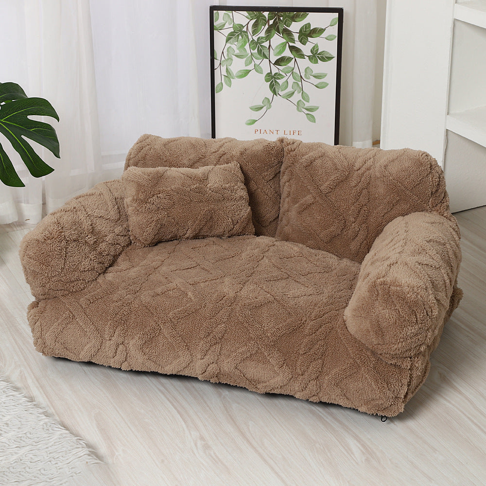 PawRelax™ Plush Bed 🐾 — Soft, Secure & Anxiety-Reducing