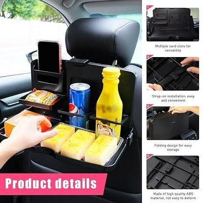 Car Travel Foldable Dining Food Tray Pack of 2