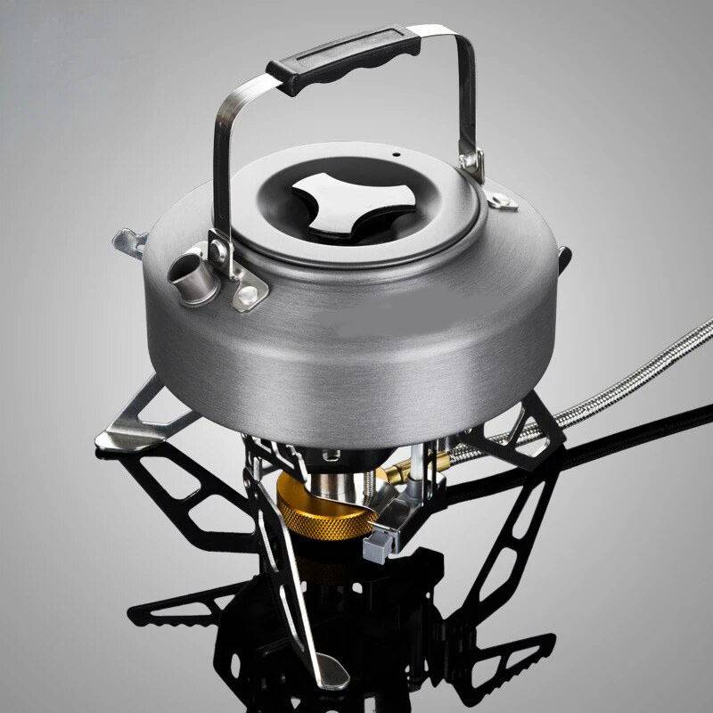 📢📢50% OFF !! ⏰Camping Gas Burner – 5800W, Piezo Ignition, Windproof 🔥