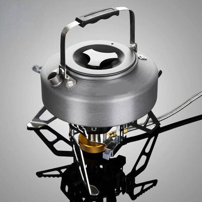 📢📢50% OFF !! ⏰Camping Gas Burner – 5800W, Piezo Ignition, Windproof 🔥
