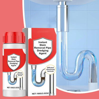 Pipe Drain Cleaner Powder - Instant Drain Unblock & Odor Remover