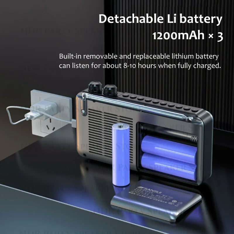 WaveSync™ Pocket Radio 📻✨ — Bluetooth Entertainment Anywhere