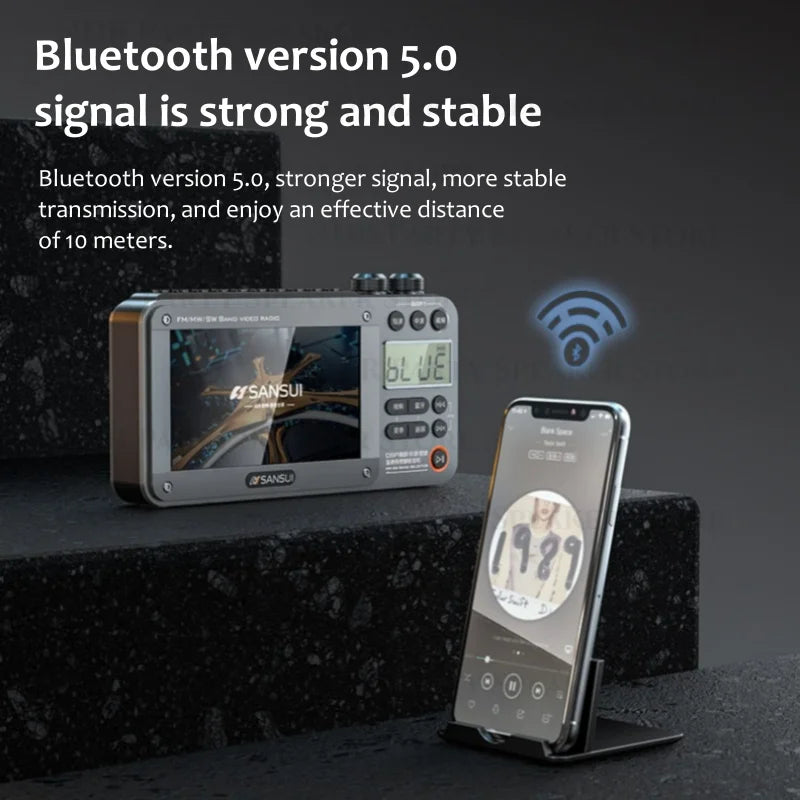 WaveSync™ Pocket Radio 📻✨ — Bluetooth Entertainment Anywhere