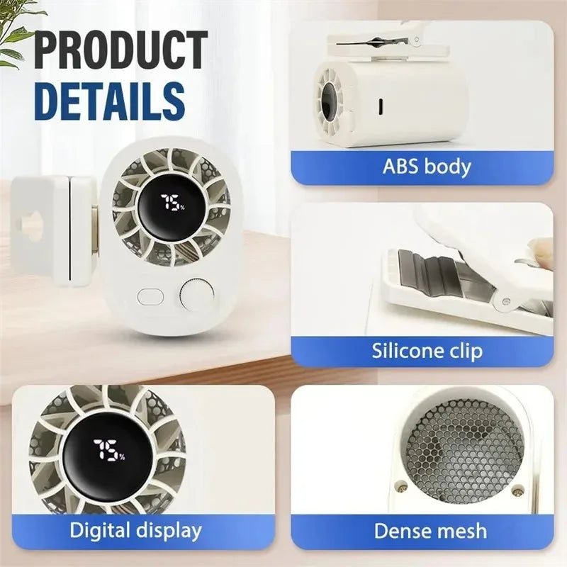 CoolClip™ Fan 🌬️✨ — 360° Cooling Anywhere