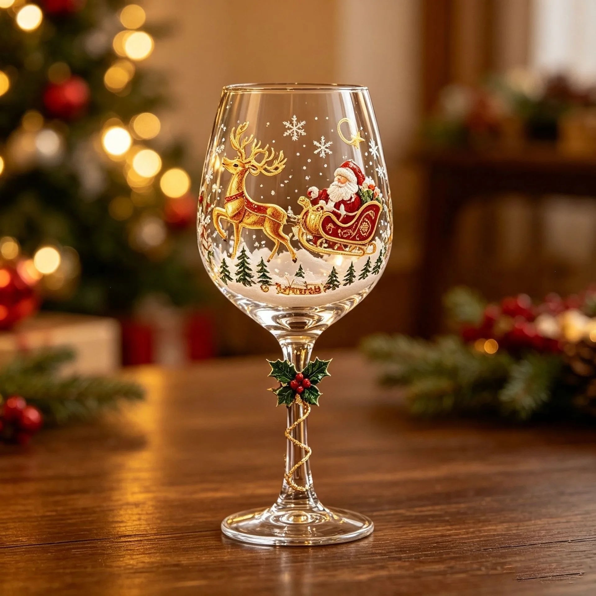WineWonder™ Gift Set 🍷🎄 — Elegant 3D Christmas Charm