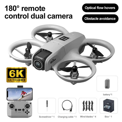GT3 RC Drone 8K 5G Professional HD Aerial Photography Obstacle Avoidance Remote Control Aircraft Dual Camera Quadcopter Toy