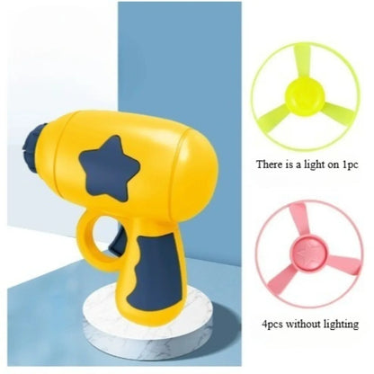 Interactive Cat Toy Flying Disc Launcher – Indoor Hunt & Play Gun