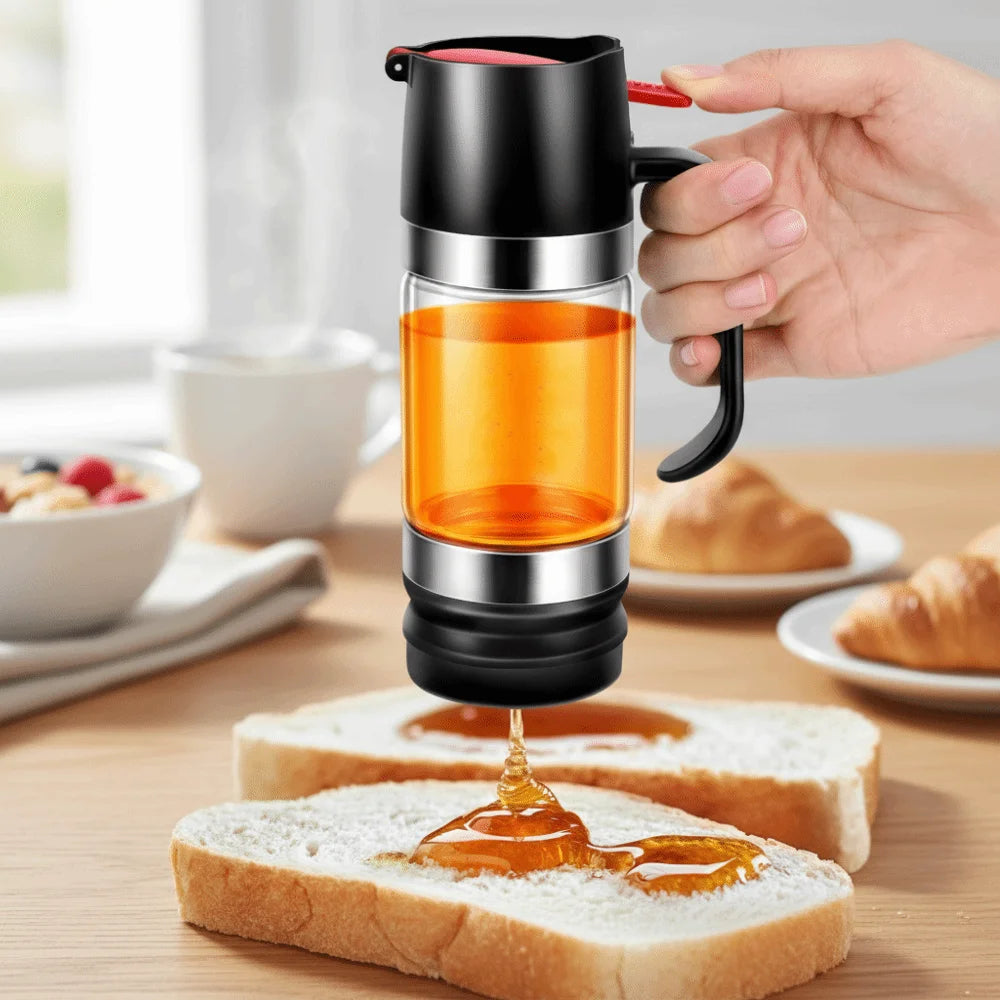 SweetFlow™ Honey Dispenser 🍯 — No Drip, Perfect Pour
