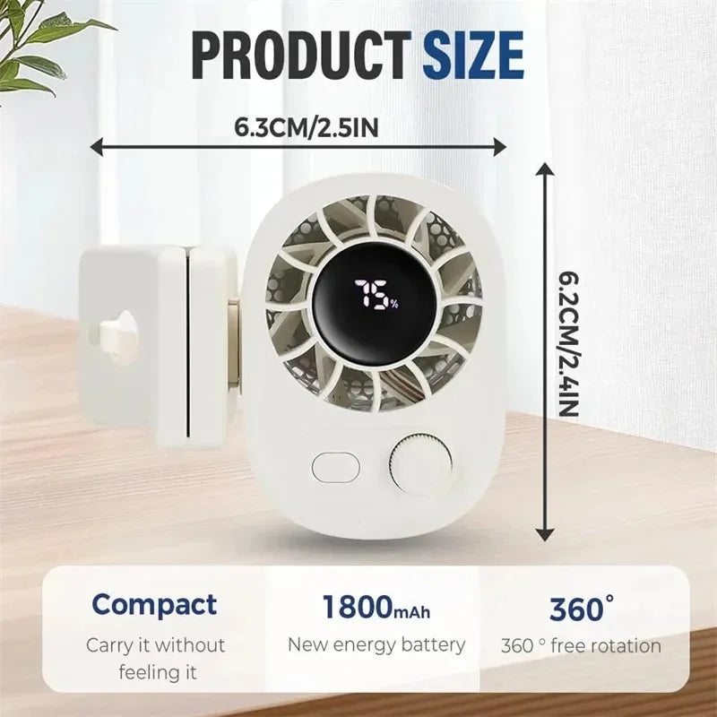 CoolClip™ Fan 🌬️✨ — 360° Cooling Anywhere