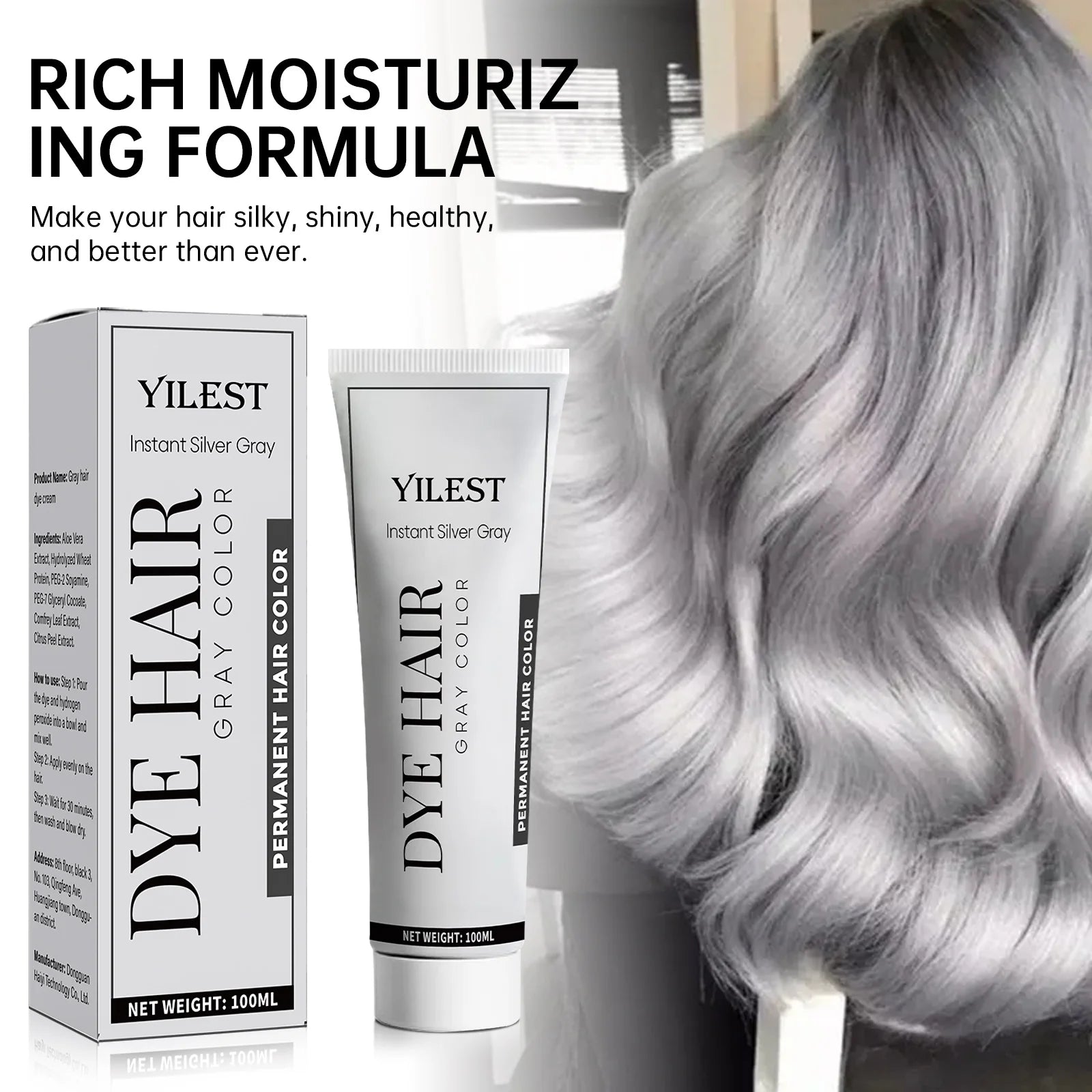 NatureTint™ Hair Dye Comb 🌿✨ — Cover Grays with Ease