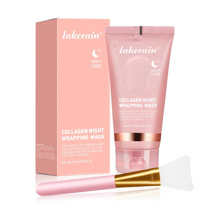 GlowSeal™ Collagen Wrapping Mask 🌙 — Firm, Tighten & Radiate Overnight