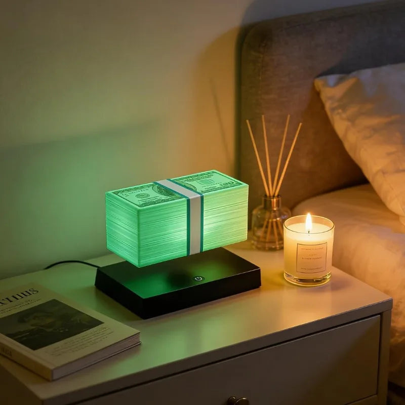 CashFloat™ Money Lamp 💸✨ — Levitating Luxury for Your Desk
