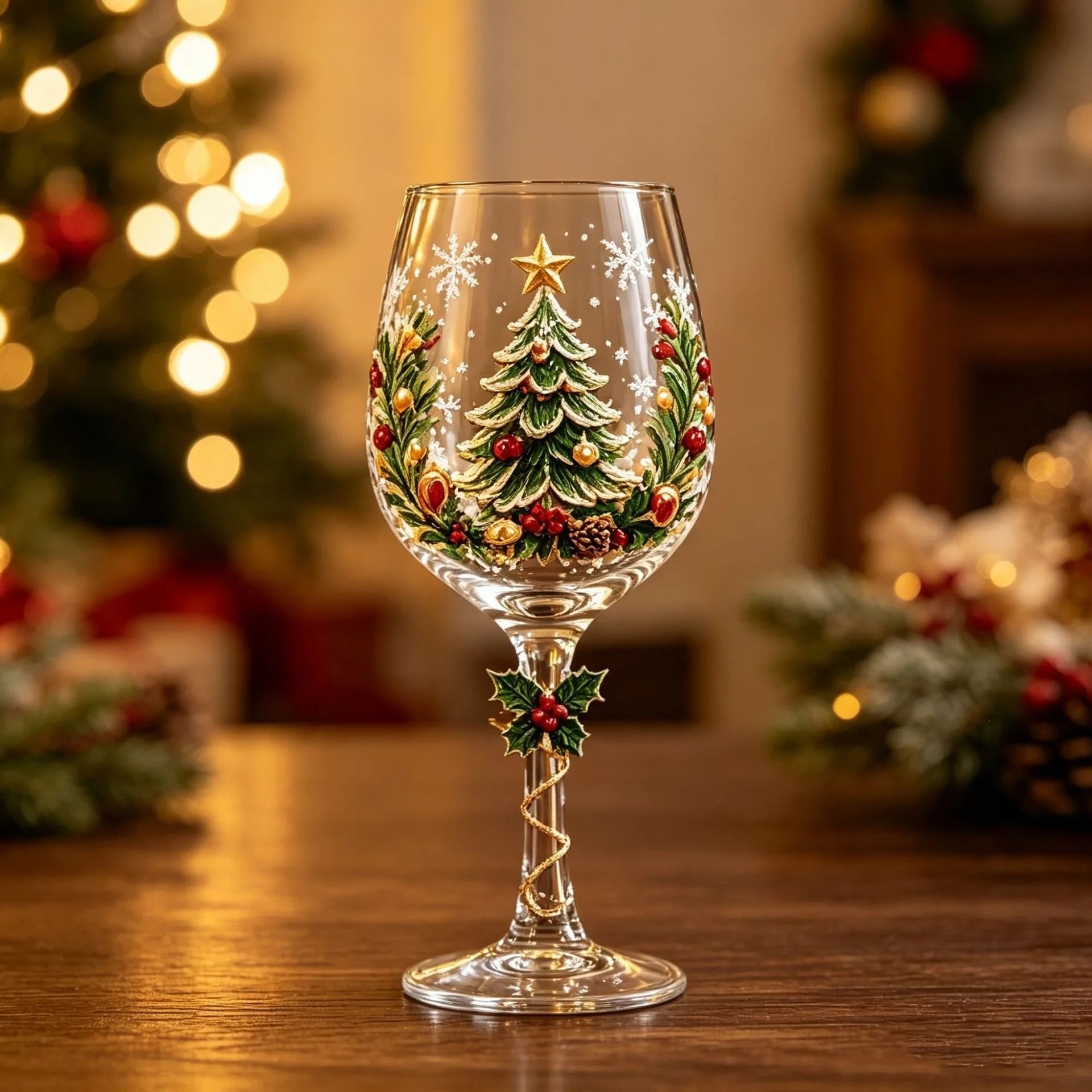 WineWonder™ Gift Set 🍷🎄 — Elegant 3D Christmas Charm
