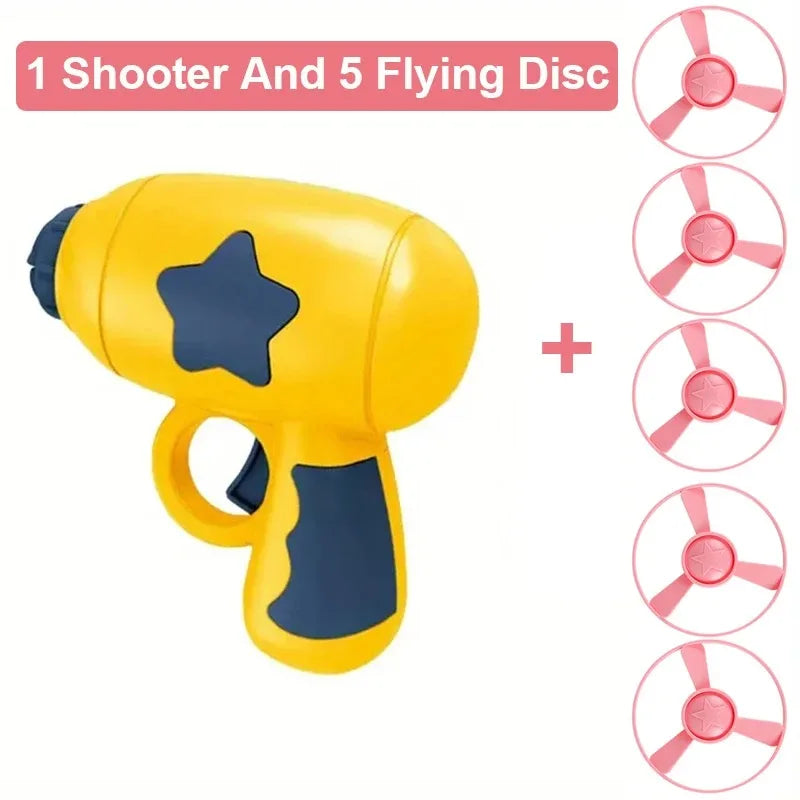 Interactive Cat Toy Flying Disc Launcher – Indoor Hunt & Play Gun