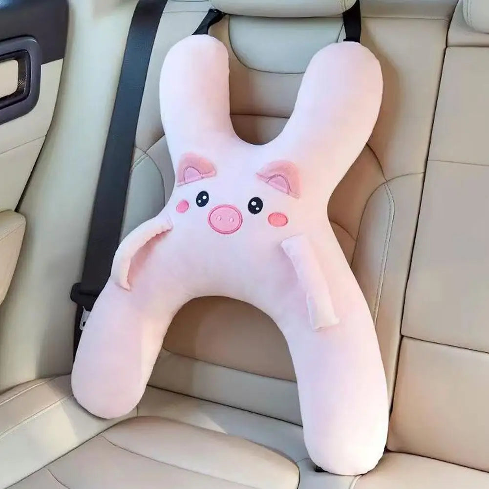 SnuggleSafari™ Travel Pillow 🦁💤 — Cozy Comfort for Little Adventures