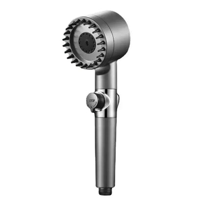 3-Mode Filtered Shower Head with 59" Hose & Massage Brush