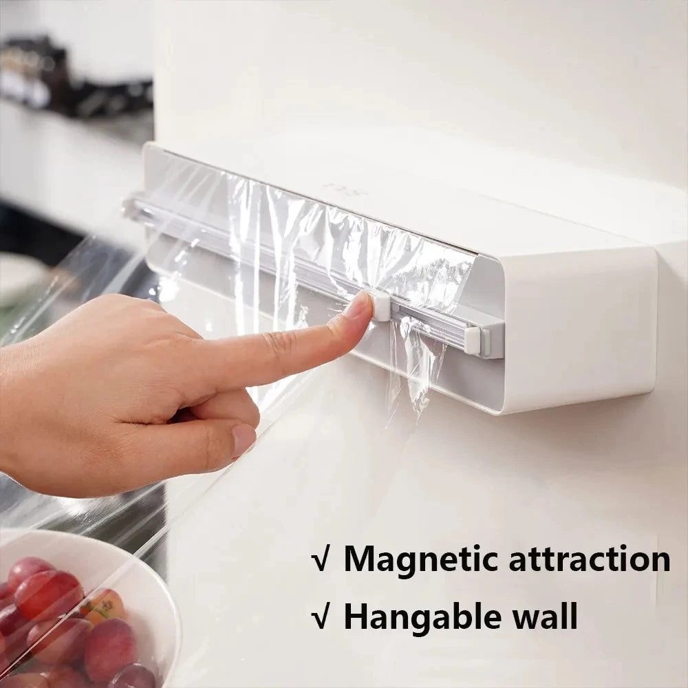 WrapMate™ 3-in-1 Organizer 🧻✨ — Cut, Store & Dispense Easily