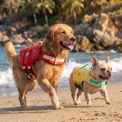 PawFloat™ Pet Safety Vest 🌊🐾 – Head Support & Rescue Ready