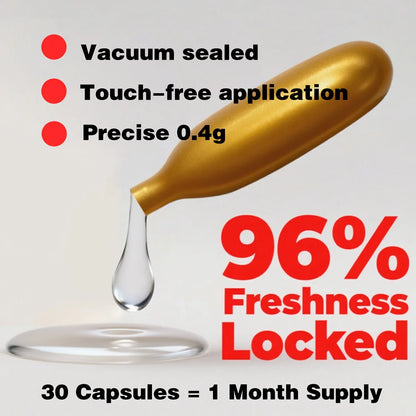 Vitamin E Serum Capsules, Single-Use Essence Capsules, Hydrating and Moisturizing Facial Skin 90 Capsules/Bottle - 1 Bottle