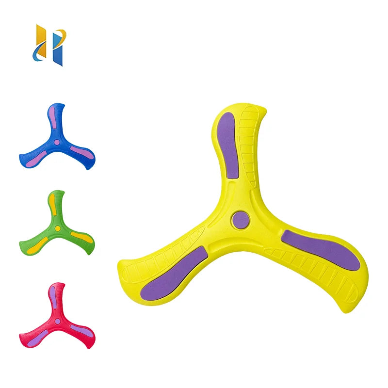 Soft Boomerang Flying Disc Set – 3 Pack Outdoor Fun