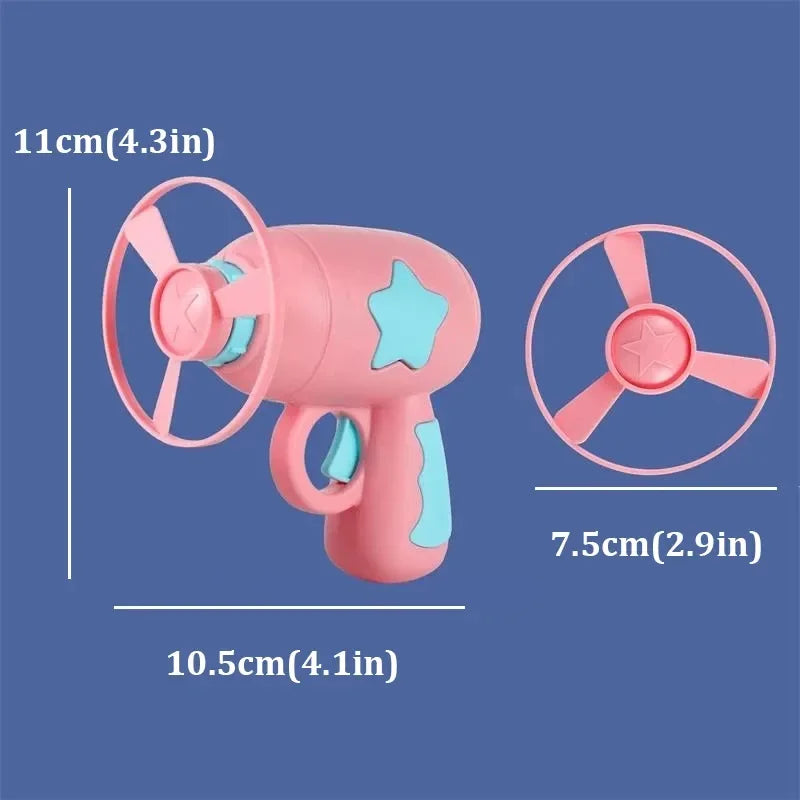Interactive Cat Toy Flying Disc Launcher – Indoor Hunt & Play Gun