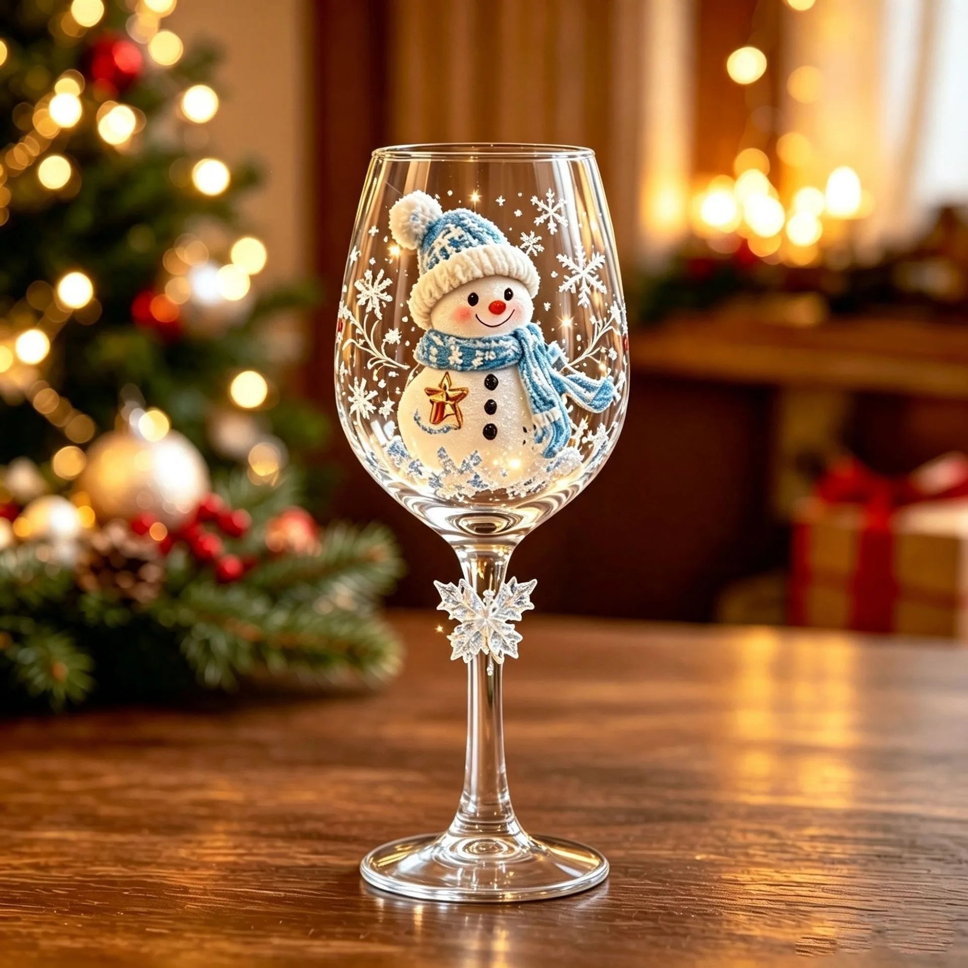 WineWonder™ Gift Set 🍷🎄 — Elegant 3D Christmas Charm