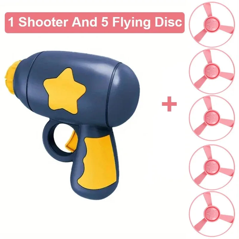 Interactive Cat Toy Flying Disc Launcher – Indoor Hunt & Play Gun