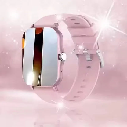 Smart Watch with Full Touch Screen, Call & Message Reminder, Music Control – Compatible with iPhone & Android