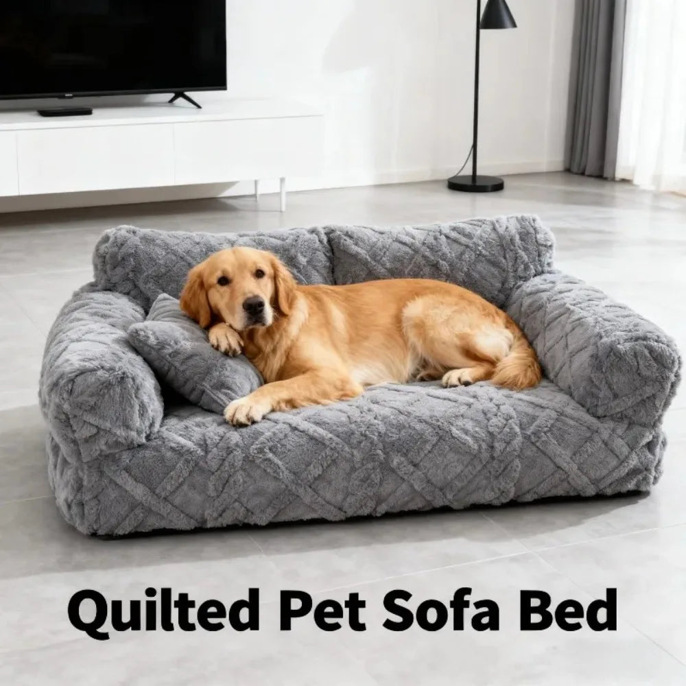 PawRelax™ Plush Bed 🐾 — Soft, Secure & Anxiety-Reducing