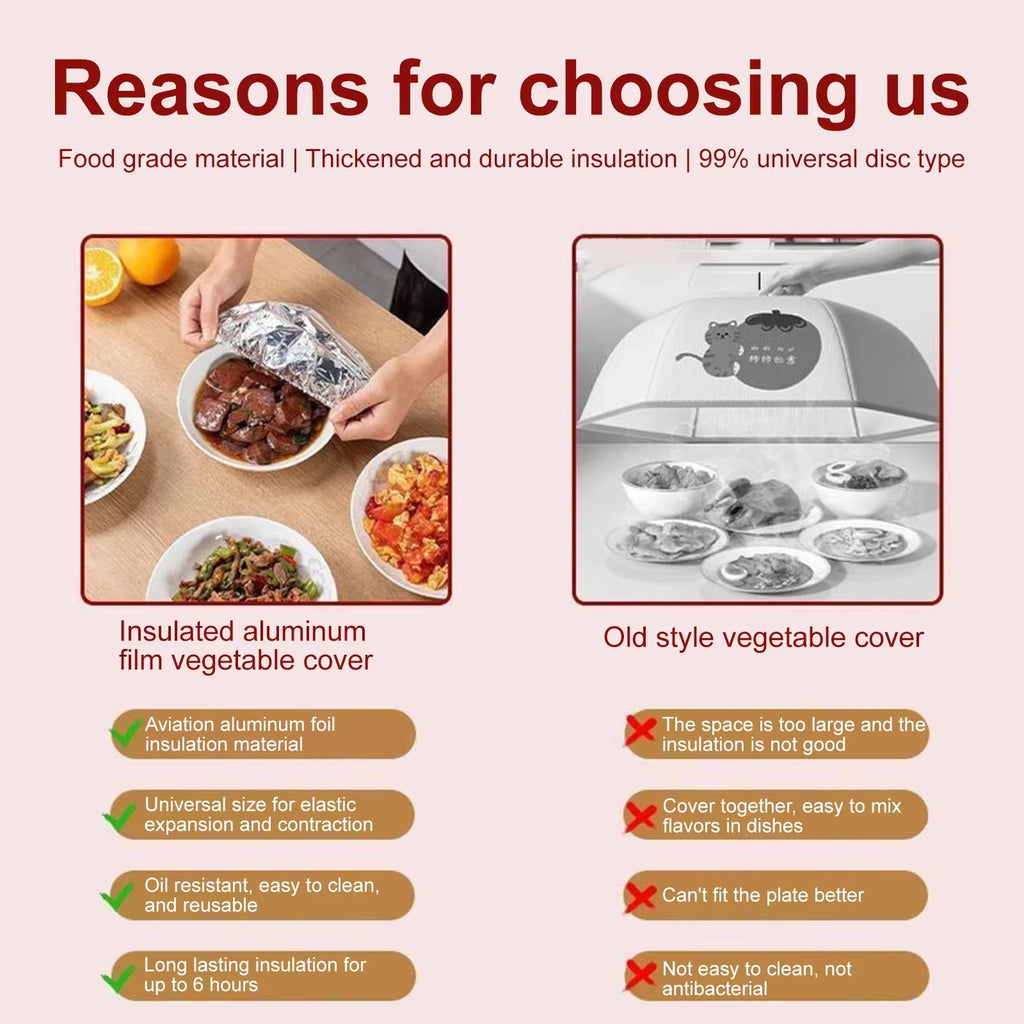 KitchenShield™ Food Covers 🏠✨ — Easy Cover, Easy Storage