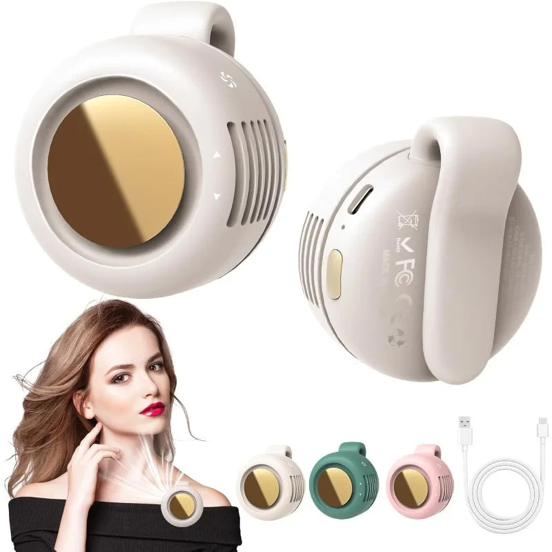 Portable Mini Bladeless Clip-On Fan