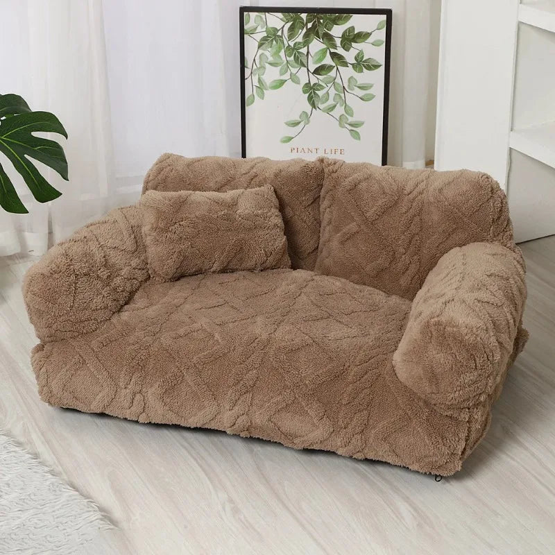 PawRelax™ Plush Bed 🐾 — Soft, Secure & Anxiety-Reducing