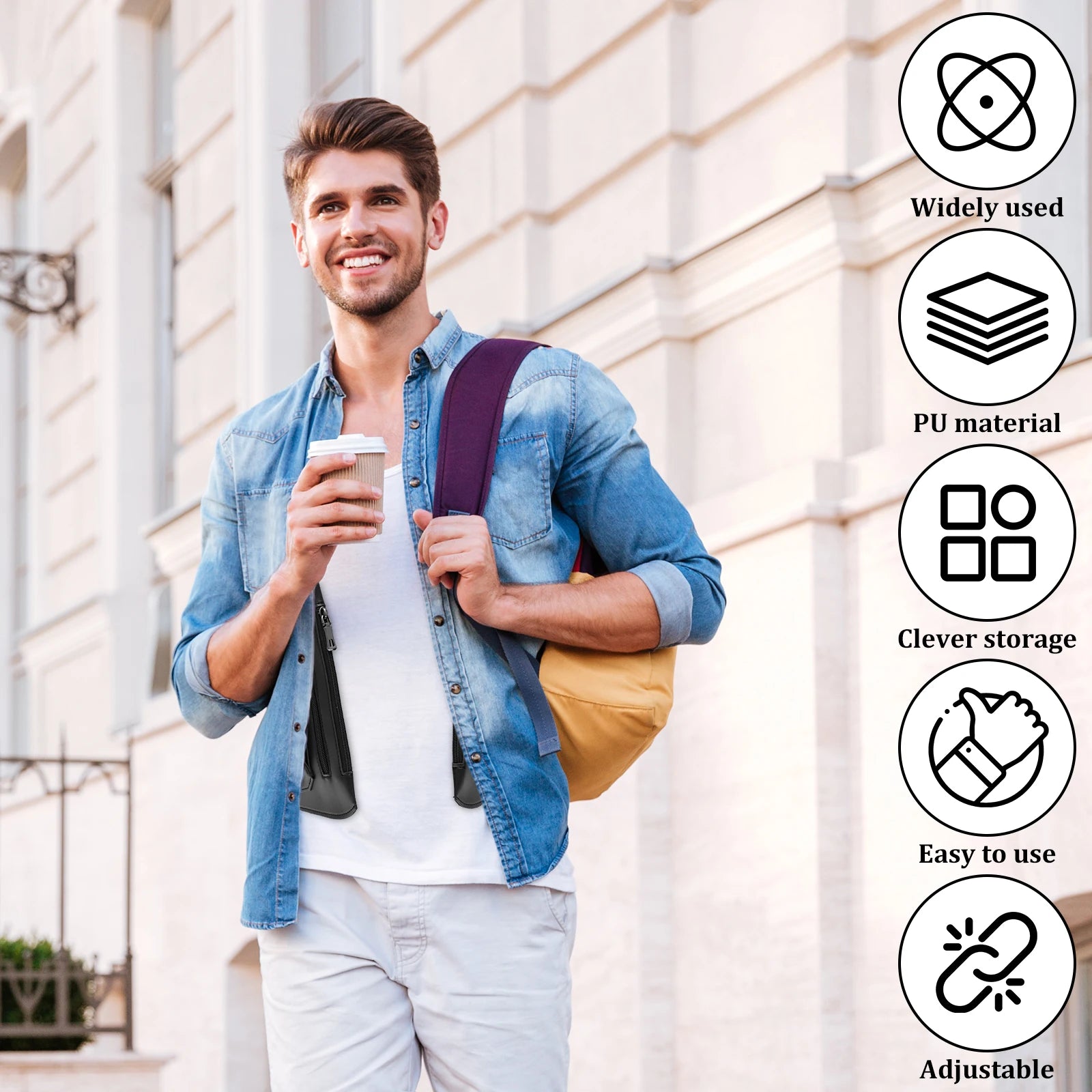 FlexCarry™ Shoulder Bag 🎒 — Adjustable Fit, Everyday Comfort