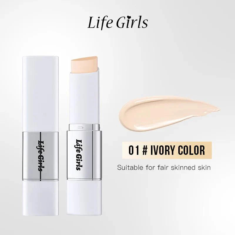 GlowBase™ Foundation Stick ✨ — Matte Concealer & Moisturizing Makeup Base
