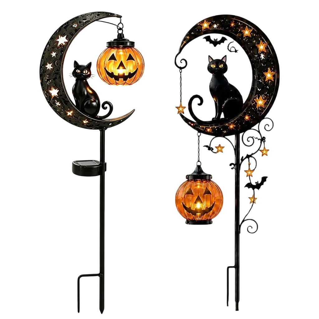 MoonPumpkin™ Garden Stake 🎃🌙 — Spooky Charm for Your Yard