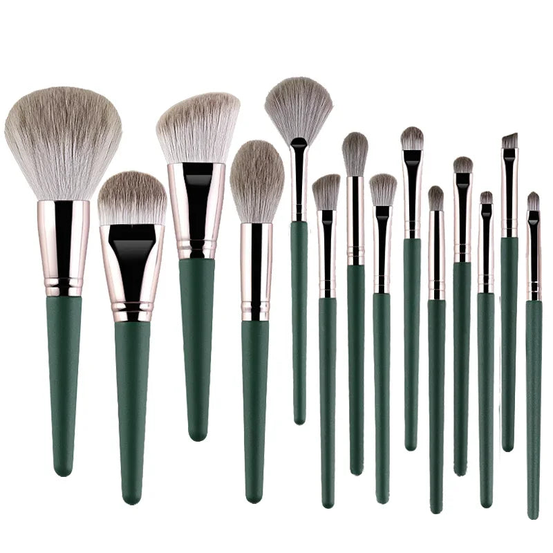 14-Piece Makeup Brush Set – Soft Fluffy Professional Beauty Brushes