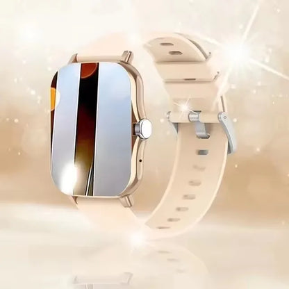 Smart Watch with Full Touch Screen, Call & Message Reminder, Music Control – Compatible with iPhone & Android