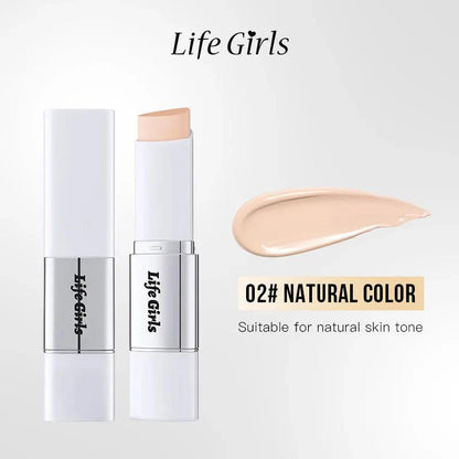 GlowBase™ Foundation Stick ✨ — Matte Concealer & Moisturizing Makeup Base