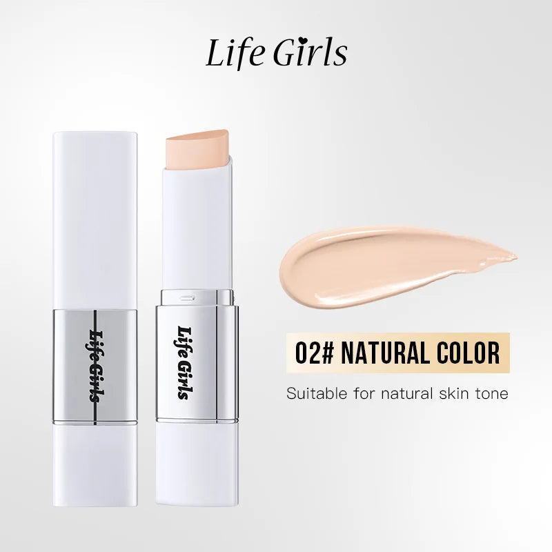 GlowBase™ Foundation Stick ✨ — Matte Concealer & Moisturizing Makeup Base