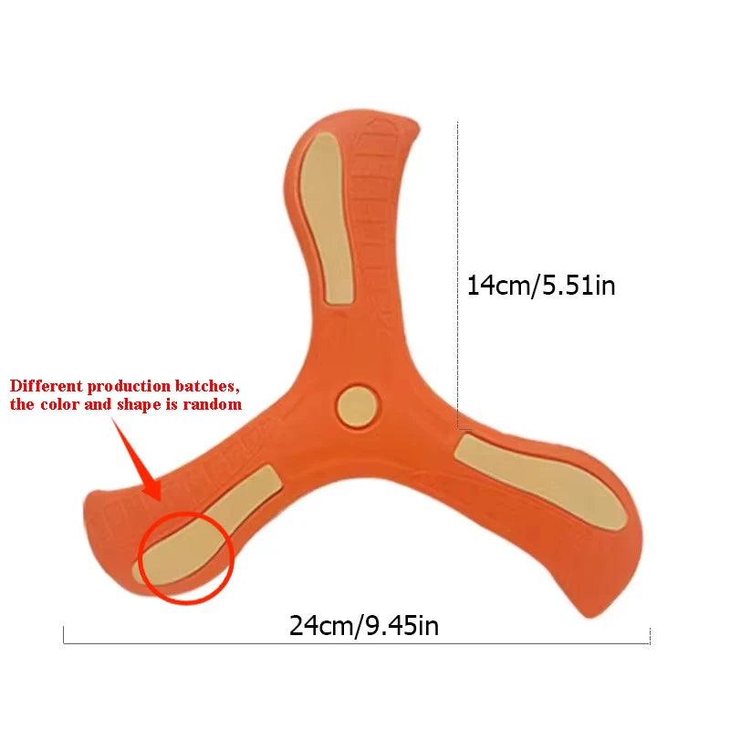 Soft Boomerang Flying Disc Set – 3 Pack Outdoor Fun