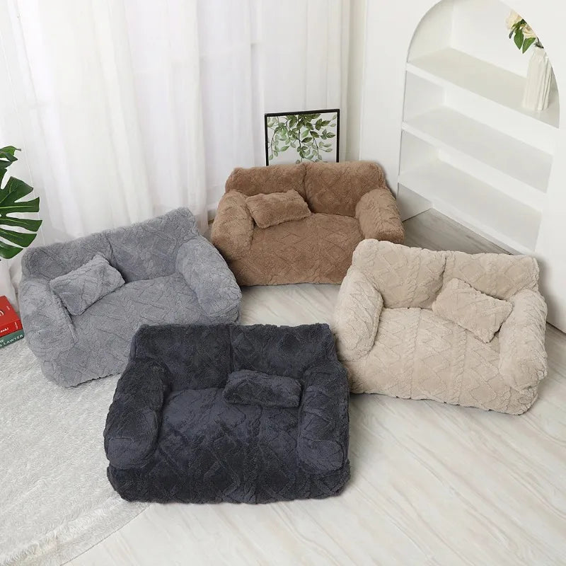 PawRelax™ Plush Bed 🐾 — Soft, Secure & Anxiety-Reducing
