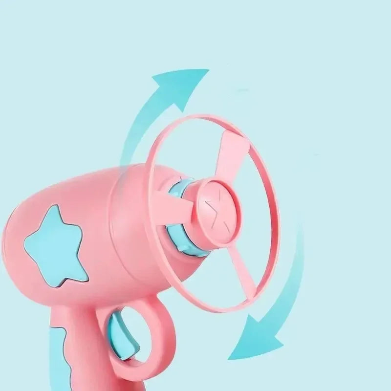 Interactive Cat Toy Flying Disc Launcher – Indoor Hunt & Play Gun