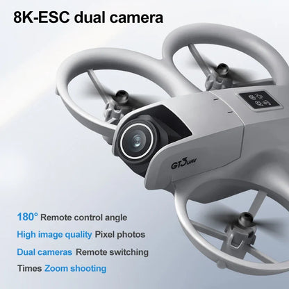 GT3 RC Drone 8K 5G Professional HD Aerial Photography Obstacle Avoidance Remote Control Aircraft Dual Camera Quadcopter Toy