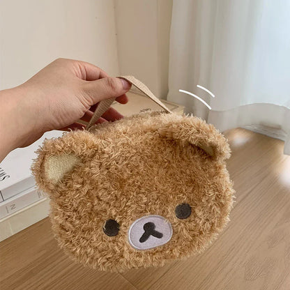 Lazy Bear Plush Cosmetic Pouch