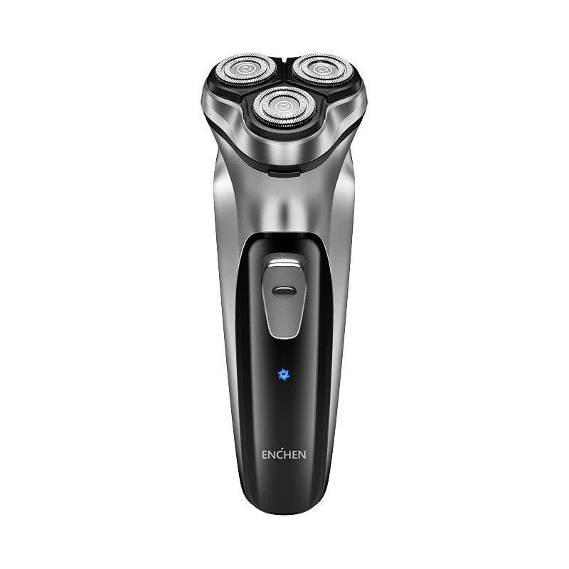 ENCHEN Blackstone Electrical Rotary Shaver for Men 3D Floating Blade Washable Type-C USB Rechargeable Shaving Beard Machine