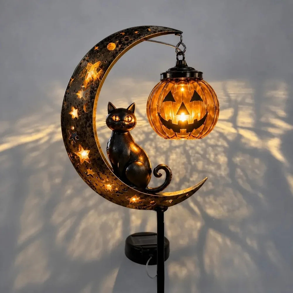 MoonPumpkin™ Garden Stake 🎃🌙 — Spooky Charm for Your Yard