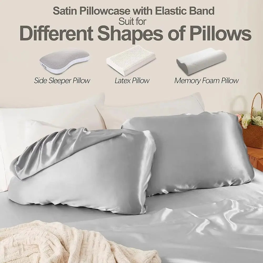 SilkDream™ Satin Pillowcase 🌙✨ — Wake Up Smooth & Refreshed